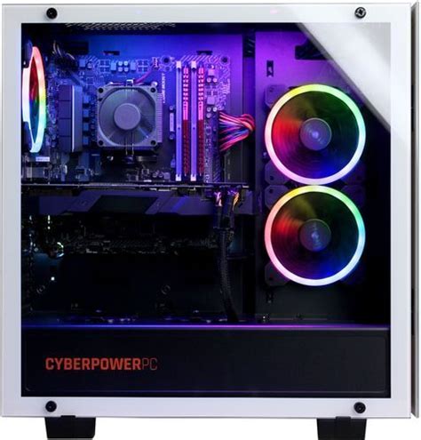 Best Buy Cyberpowerpc Gaming Desktop Amd Ryzen 7 2700x 16gb Memory