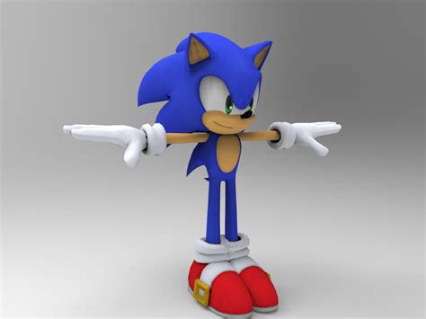Sonic The Hedgehog 3d Model By Lykomodels