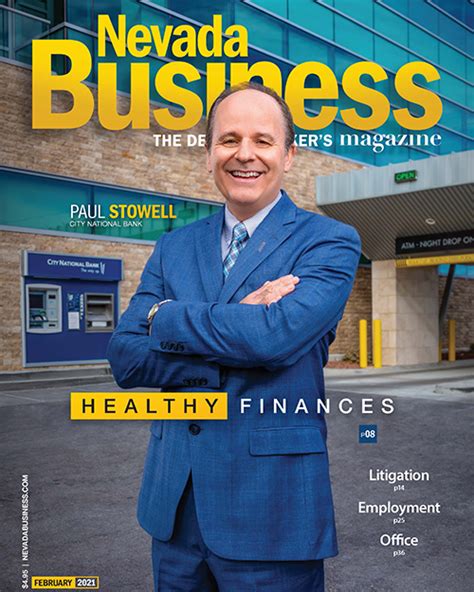 Healthy Finances Banking On Nevada Nevada Business Magazine