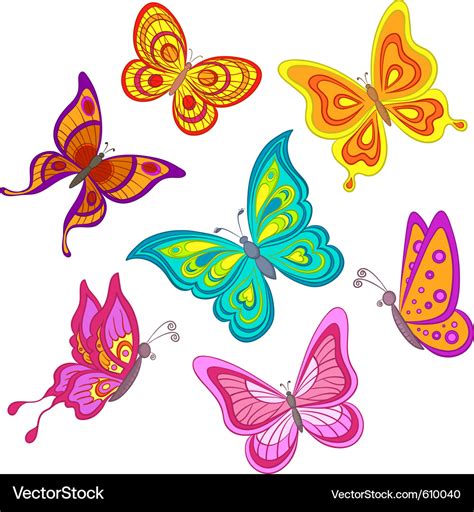 Cartoon Images Of Butterflies