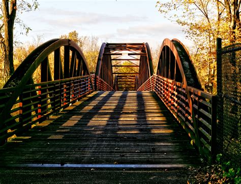 Autumn Bridge Free Stock Photo Public Domain Pictures