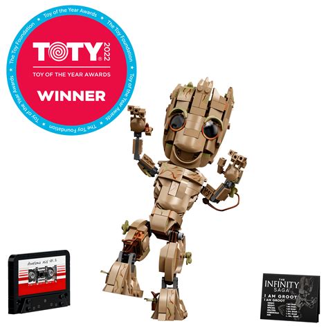 Lego Marvel Soy Groot Buildable Toy 76217 Guardians Chile Ubuy