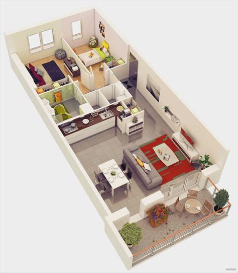 2 Bedroom Flat Interior Design In India In 2020 Small Apartment Plans