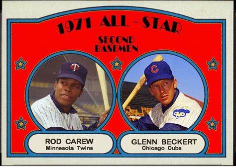 Star wars cards & gifts. Cards That Never Were: 1972 Topps All Star Cards : The Infield