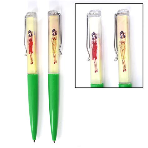 Linli Custom Naked Woman D Pvc Floater Pen Gadget Pen Promotional Liquid Pen China Floater