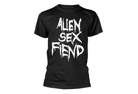 Alien Sex Fiend Logo Official Mens Short Sleeve T Shirt