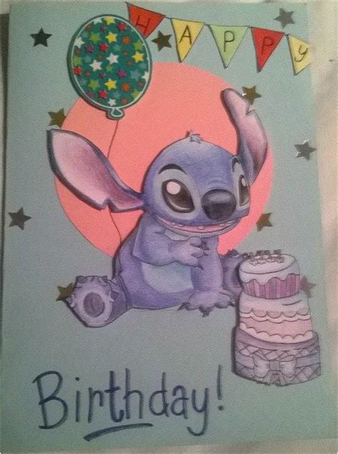 Lilo And Stitch Birthday Card Birthdaybuzz