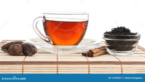 Still Life Of Tea Leaves Stock Image Image Of Color 12189327