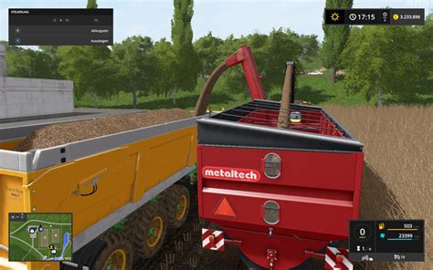 Augerwagon For Woodchips And Chaff V 50 Fs17 Farming Simulator 17 Mod