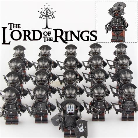 21pcs Uruk Hai Orcs Infantry Archer Army Lord Of The Rings Lotr