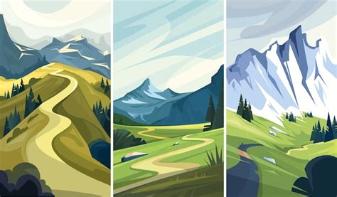 Free Mountain Road Vectors 2000 Images In Ai Eps Format