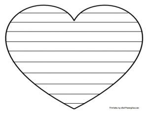 Easy Heart Coloring Pages for Kids {Stripe Patterns!} - What Mommy Does