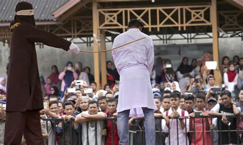 Indonesian Men Caned For Consensual Gay Sex In Aceh Indonesia The Guardian