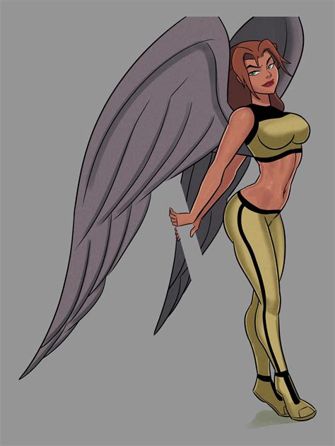 Hawkgirl Sunsetriders7 Something Unlimited Comic Book Artwork Dc