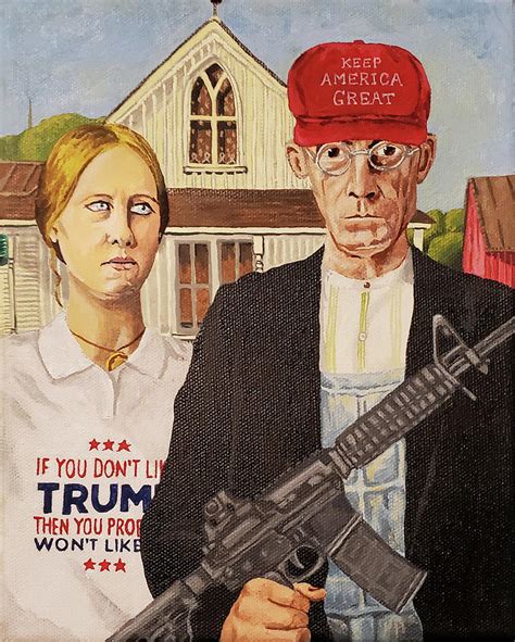 American Gothic 2020 Painting By Jean Haynes Fine Art America