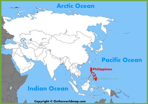Philippines Location On The Asia Map