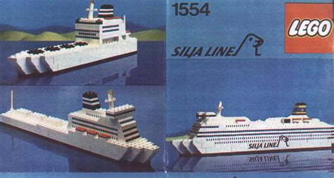 Lego 1554 Silja Line Ferry Instructions City