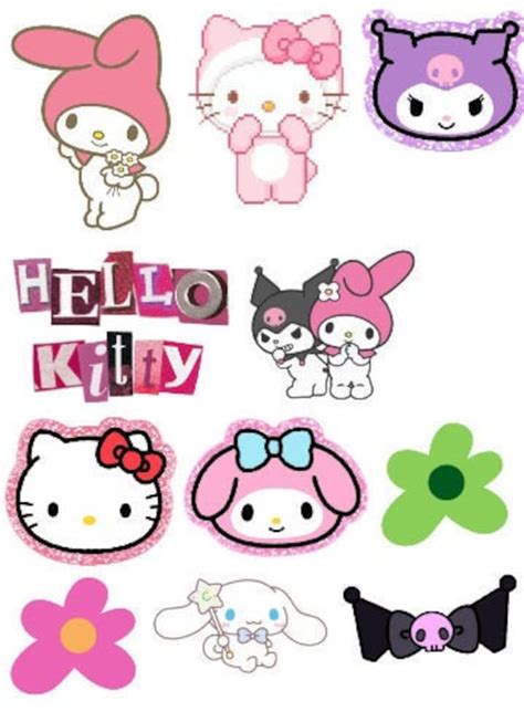 Hello Kitty Promotional Stickers Collectible Stickers