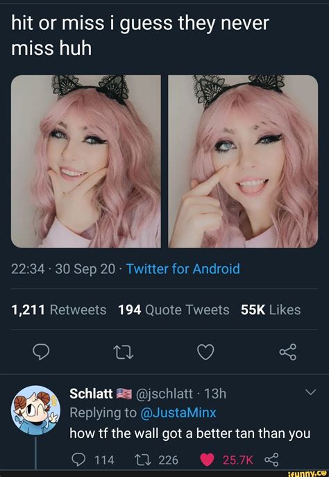 Hit Or Miss I Guess They Never Miss Huh 30 Sep 20 Twitter For