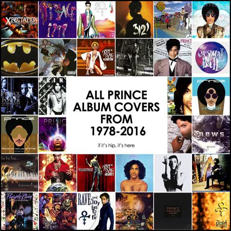 All The Prince Album Covers In Chronological Order If Its Hip Its Here