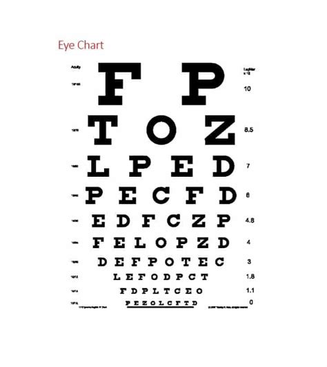 Eye Test Charts Printable