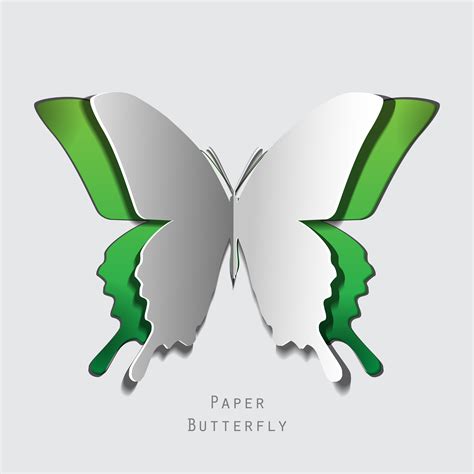 Download Butterflies Paper cut on the color background - Download ...
