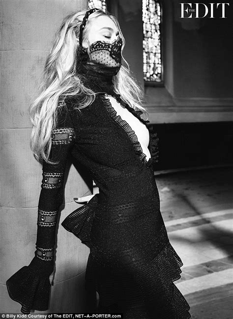 Dakota Fanning Stuns In Edgy Gothic Style Shoot For The Edit Daily Mail Online