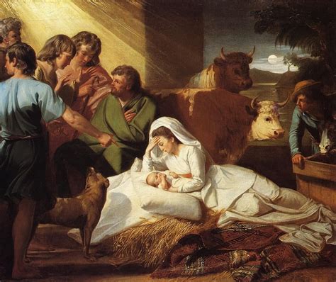 John Singleton Copley The Nativity Painting Nativity Painting