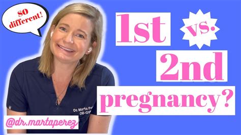 1st vs 2nd pregnancy common differences obgyn hears from patients youtube
