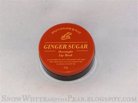 Aritaum Ginger Sugar Overnight Lip Mask Review Snow White And The Asian Pear