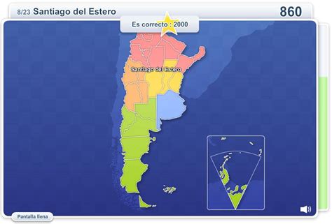 Mapa Interactivo De Argentina Provincias De Argentina Juegos