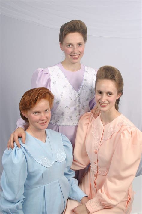 Rachel Jeffs In Peach And Two Of Her Sister Wives Taken Shortly After Her Wedding Flds