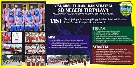 Download Contoh Banner Visi Misi Sekolah Dasar cdr - KARYAKU