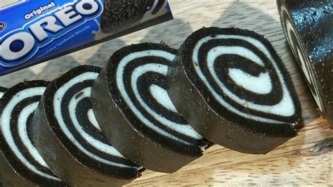 Oreo Biscuit Swiss Roll Without Whipped Cream Dark Chocolate Oven