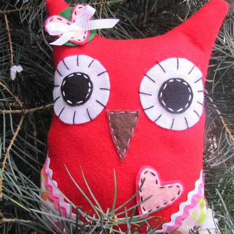 Valentine Owl Softie My New Obsession Owls Christmas Owls Novelty