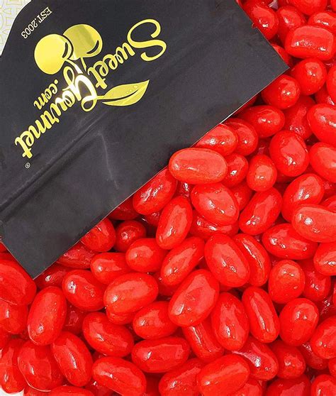 Sweetgourmet Jumbo Cinnamon Jelly Beans Bulk Unwrapped 2 Pounds