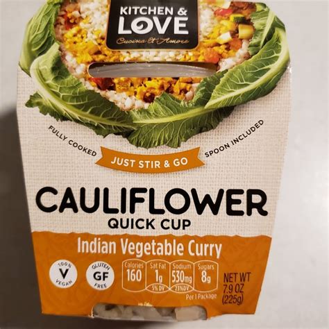 Kitchen And Love Cauliflower Quick Cup Indian Vegetable Curry Review Abillion