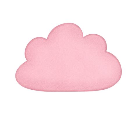 Hand Drawn Pink Cloud For Decorative 13079847 Png