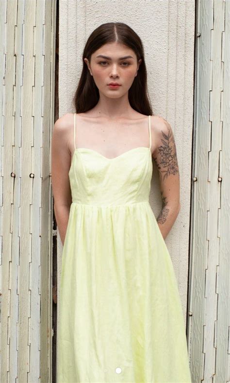 Talia Maxi Dress Lime Green Women S Fashion Dresses Sets Dresses