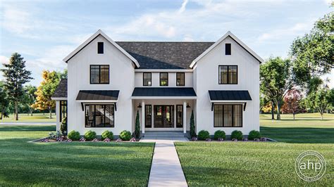 Daylight basement house plans, also referred to as walk out basement house plans, are home plans designed for a sloping lot where typically the rear and/or one or two sides are above grade. 1.5 Story Modern Farmhouse Style House Plan | Savannah