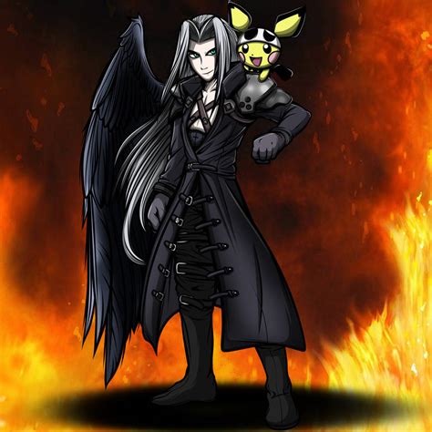 Sephiroth And Pichu Masters Of Evil By Haiiroslash On Deviantart