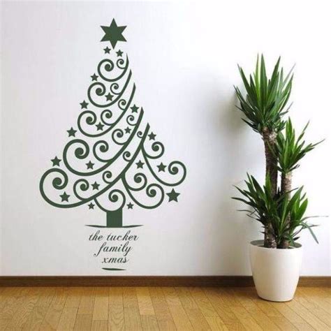 33 Cool Wall Christmas Tree Ideas For Your Home Wall Christmas Tree
