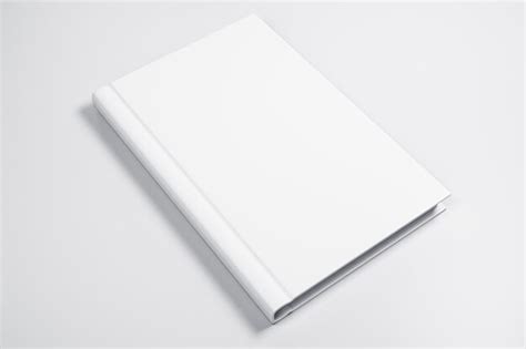 Premium Photo Blank White Book