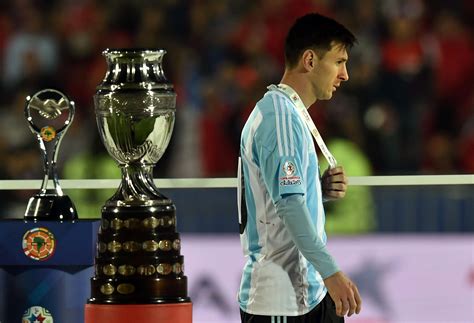 Argentina Greatest Leo Messi Walked Pass By Trophy After Defeated From