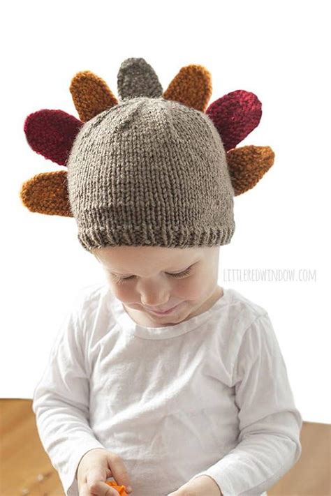Thanksgiving Turkey Hat Knitting Pattern For Babies And Etsy España