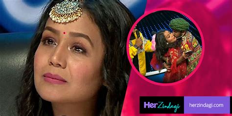 See Video Indian Idol Judge Neha Kakkar Forcibly Kissed By A Contestant During Auditions See