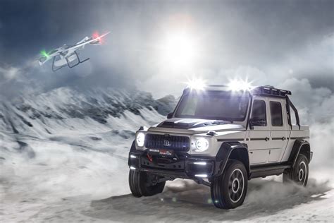 Brabus Adventure Xlp Debuts Mercedes Amg G In Pick Up Form L Twin Turbo V With Ps