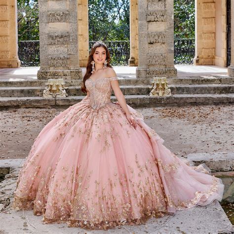 Rose Gold Quinceanera Dress From Princesa By Ariana Vara Pr30131