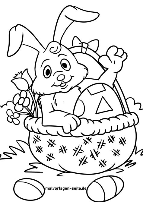 Osterhase malvorlage