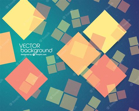 Free Vector Abstract Squares Background